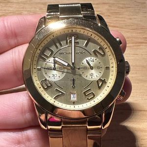 Michael Kors Unisex MK5726 Mercer Gold Chronograph Wrist Watch